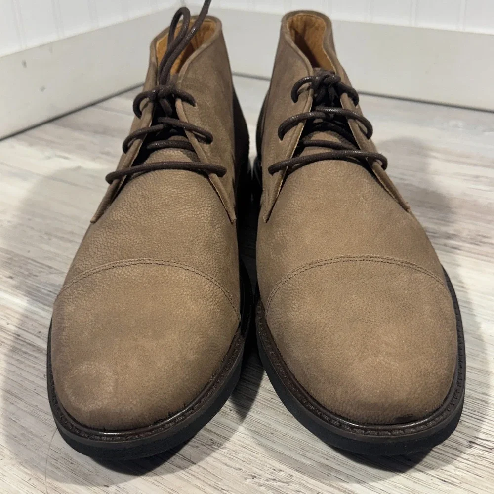 Marc Joseph Mens‎ Lenox Ave Brown Cap Toe Chukka Boots Shoes 12M